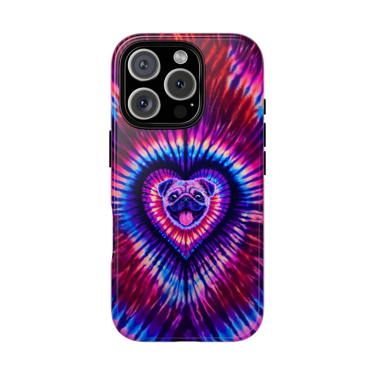 PUG DOG HEART SWIRL PHONE CASE  - TLTW1104264