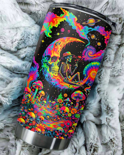 HIPPIE SKULL PSYCHEDELIC TUMBLER  - TLNO2904263