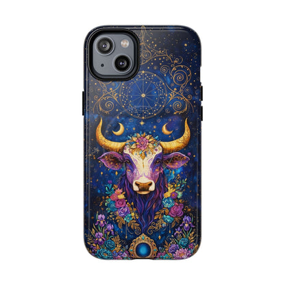 HIPPIE MAGIC COW MAGNETIC PHONE CASE - TLNT2304262