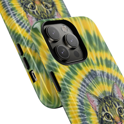 FUNNY CAT SWIRL MAGNETIC PHONE CASE - TLNT1604263