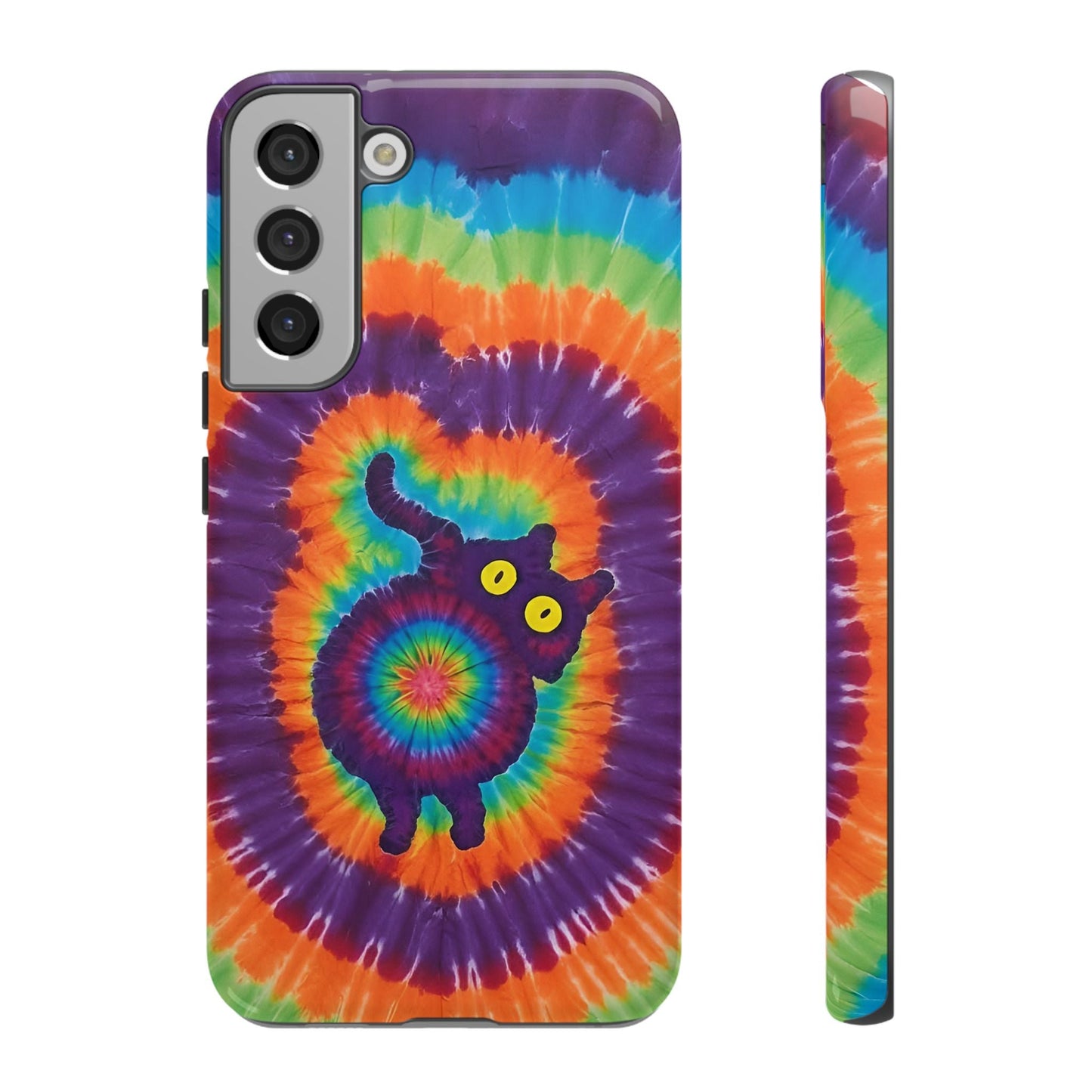 FUNNY CAT SWIRL PHONE CASE - TLNO1604261