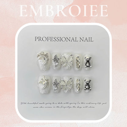 Star Moon Mythology Goddess Hand-painted Press On Nails