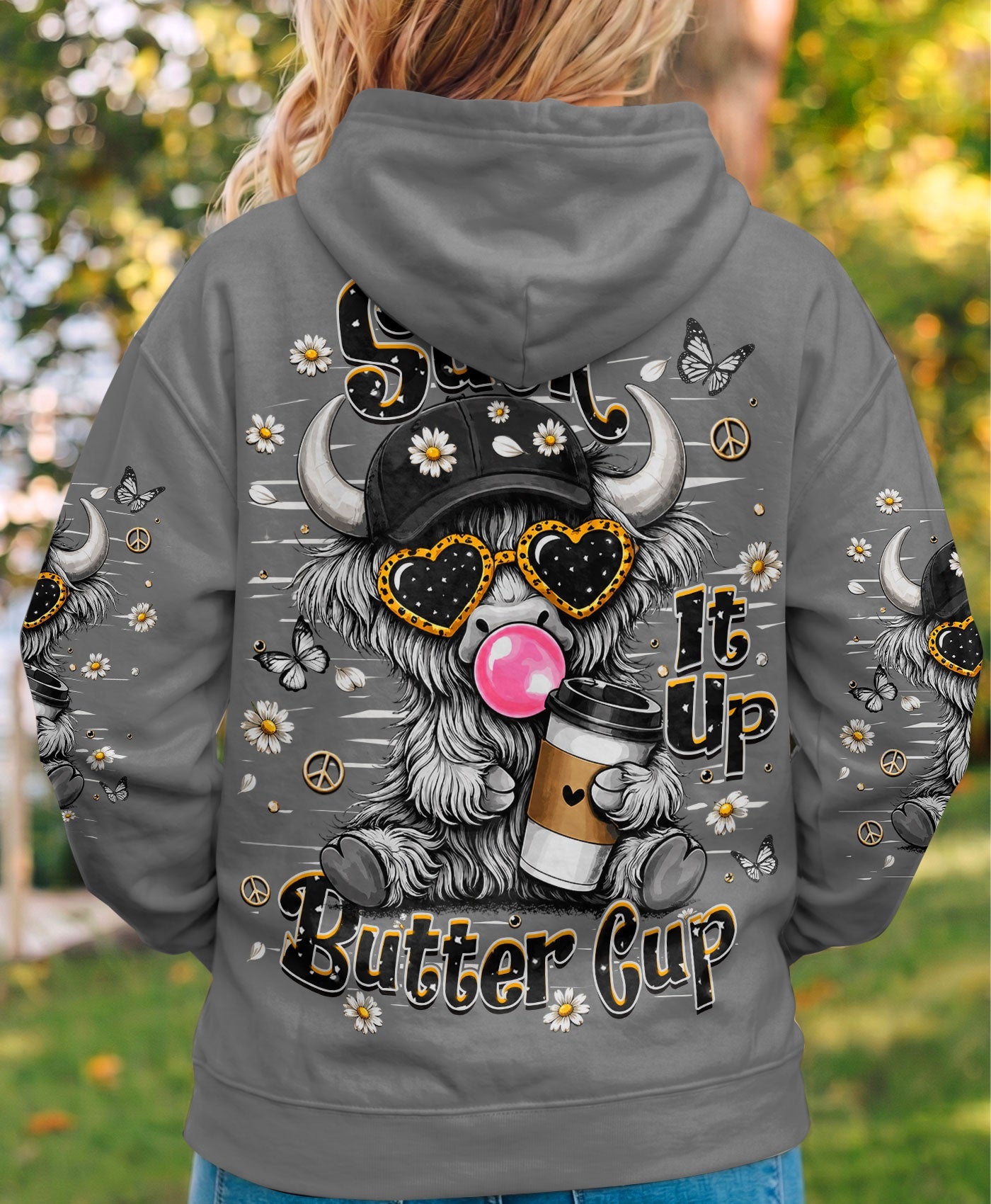 SUCK IT UP BUTTERCUP COW ALL OVER PRINT  - TLHN2505263