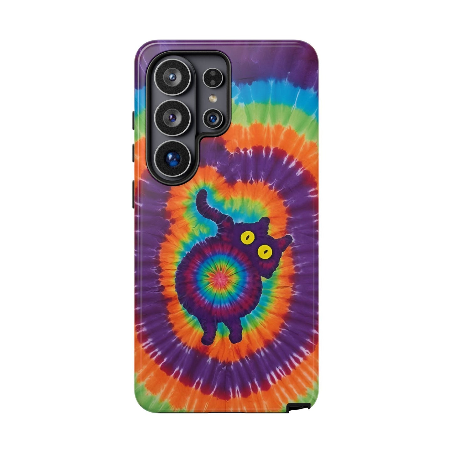 FUNNY CAT SWIRL PHONE CASE - TLNO1604261