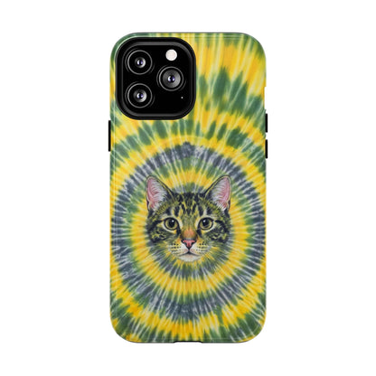 FUNNY CAT SWIRL MAGNETIC PHONE CASE - TLNT1604263