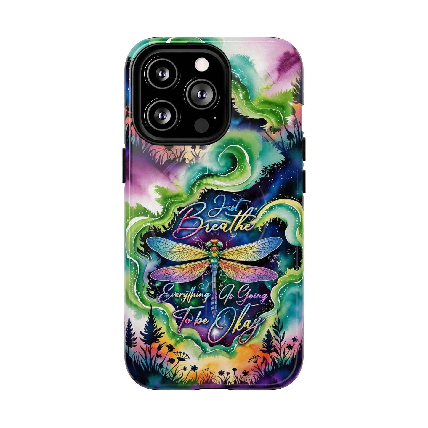JUST BREATH DRAGONFLY MAGNETIC  PHONE CASE - TLHG2304264