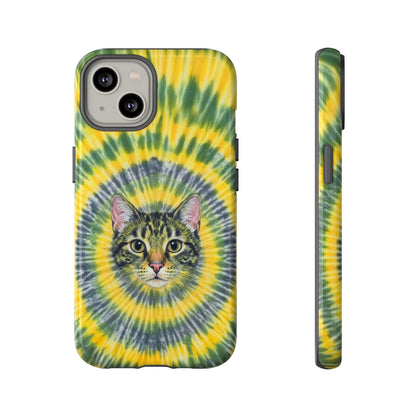 FUNNY CAT SWIRL  PHONE CASE - TLNT1604263