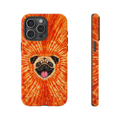 PUG DOG ORANGE  PHONE CASE - TLNT1604261