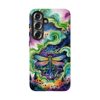 JUST BREATH DRAGONFLY  PHONE CASE  - TLHG2304264