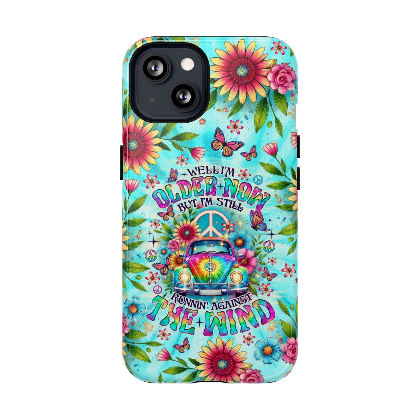 RUNNING AGAINST THE WIND CAR TIE DYE MAGNETIC PHONE CASE - TLNO1804254