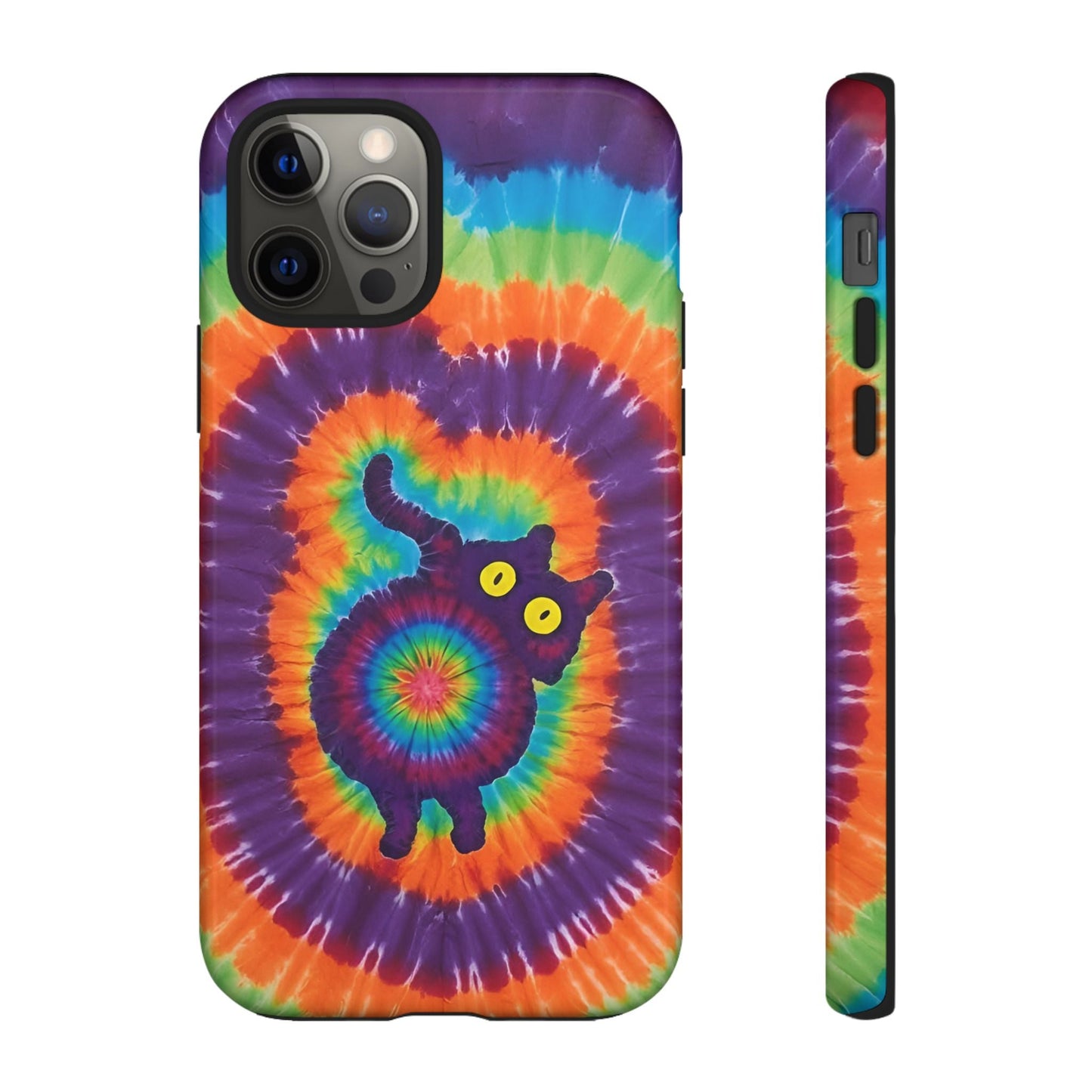 FUNNY CAT SWIRL PHONE CASE - TLNO1604261