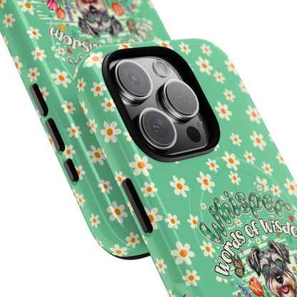 WHISPER WORDS OF WISDOM LET IT BE SCHNAUZER MAGNETIC PHONE CASE - TY0405261
