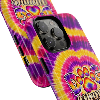 DOG MAMA PAW PRINT SWIRL MAGNETIC PHONE CASE  - TLNT1504261