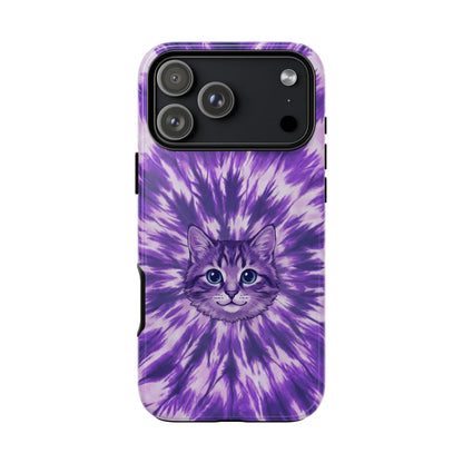 PURPLE AURA CAT PHONE CASE - TYPQ1304269