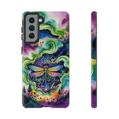 JUST BREATH DRAGONFLY  PHONE CASE  - TLHG2304264