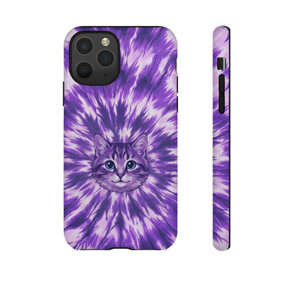 PURPLE AURA CAT PHONE CASE - TYPQ1304269