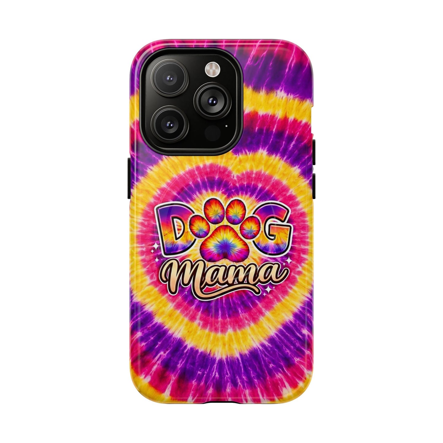 DOG MAMA PAW PRINT SWIRL MAGNETIC PHONE CASE  - TLNT1504261