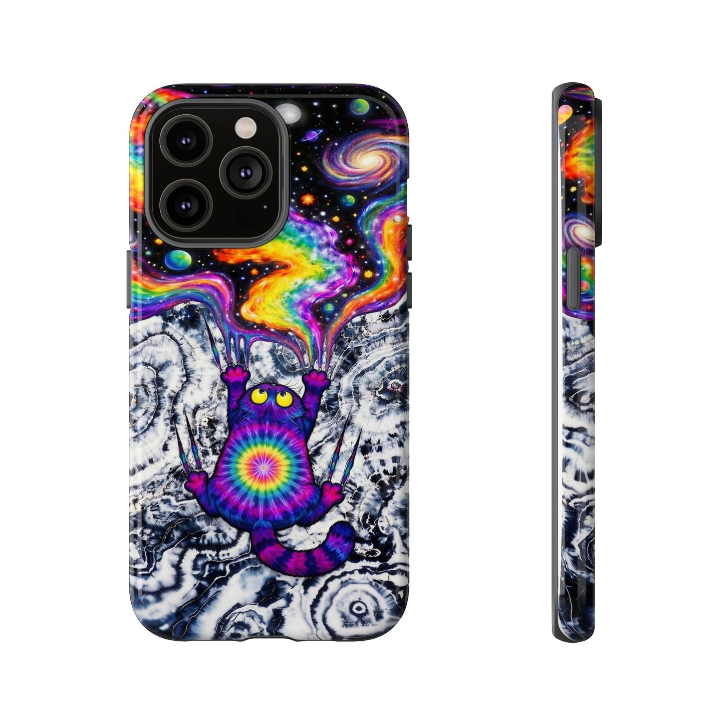 SCRATCHING CAT GALAXY PHONE CASE - KMTM1004261