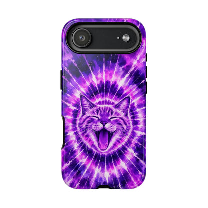 CAT PURPLE SWIRL PHONE CASE  - TLHN1504263