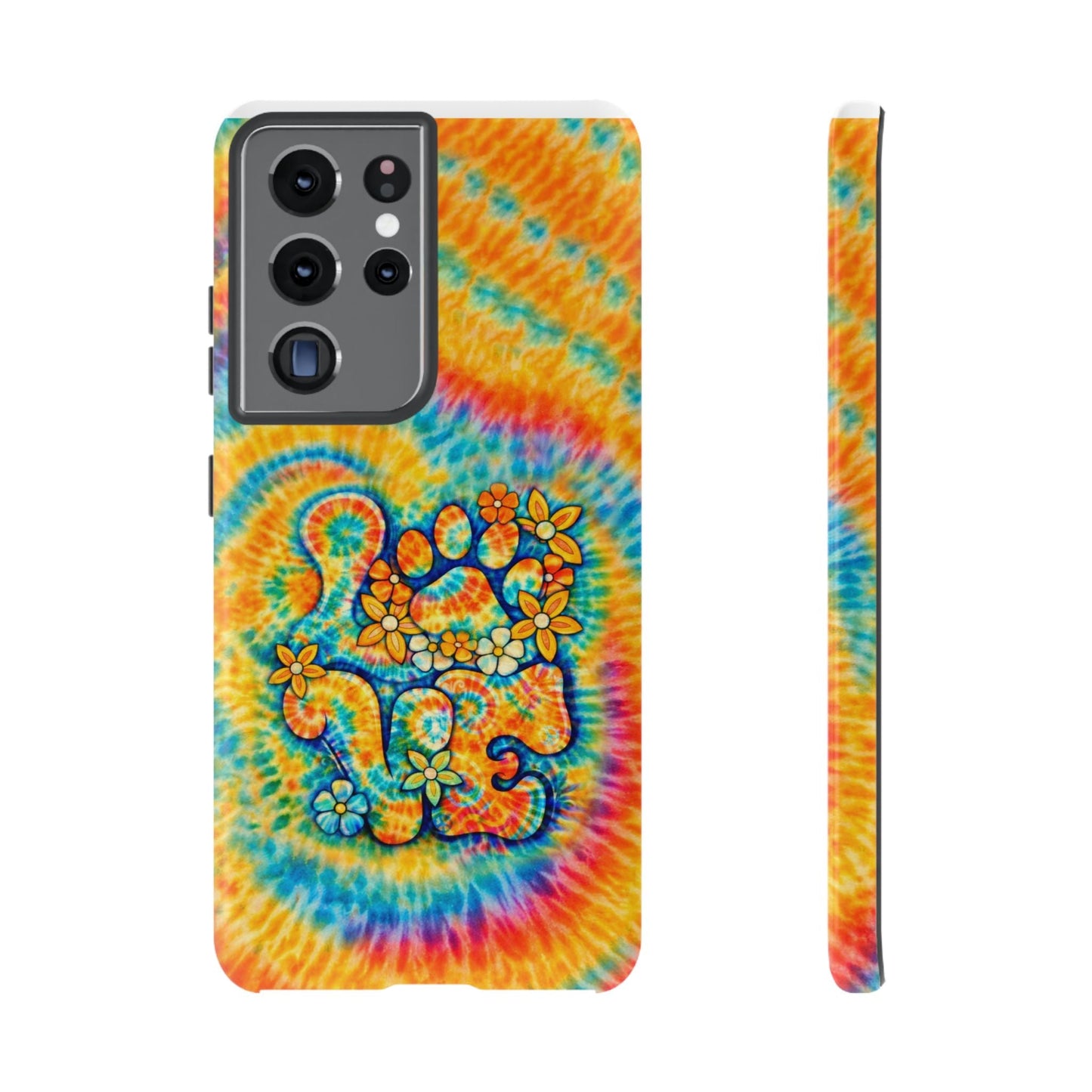 LOVE PAW PRINT SWIRL PHONE CASE  - TLHN2304264