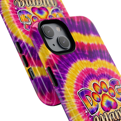 DOG MAMA PAW PRINT SWIRL MAGNETIC PHONE CASE  - TLNT1504261