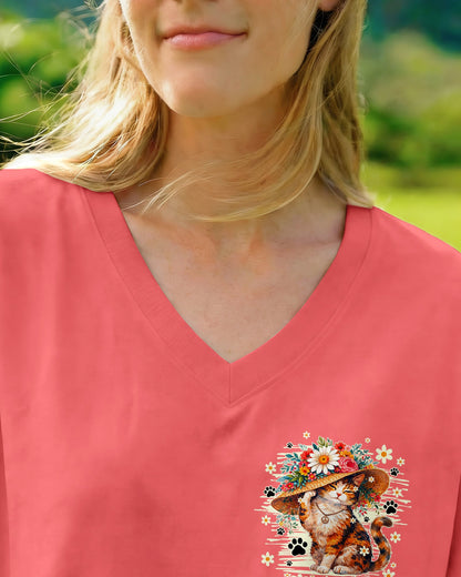 WHISPER WORDS OF WISDOM LET IT BE CAT ALL OVER PRINT - TY1105261