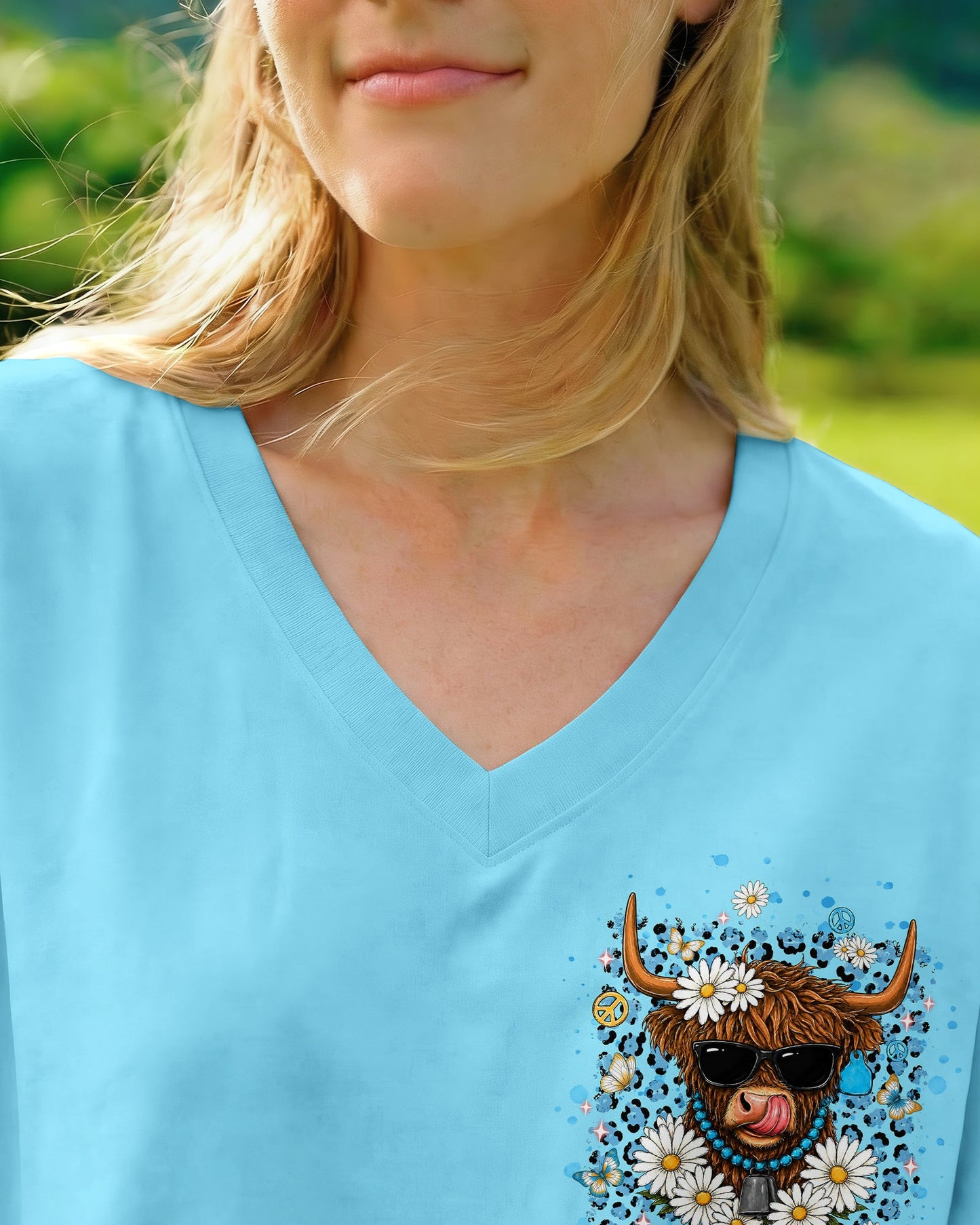 CRAZY HEIFER DOWN THE STREET COW ALL OVER PRINT  - TLNT2406262