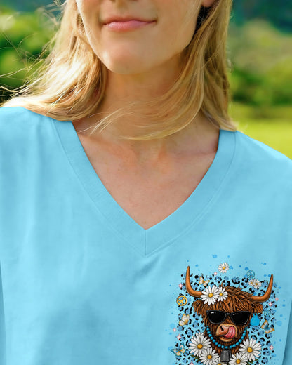 CRAZY HEIFER DOWN THE STREET COW ALL OVER PRINT  - TLNT2406262