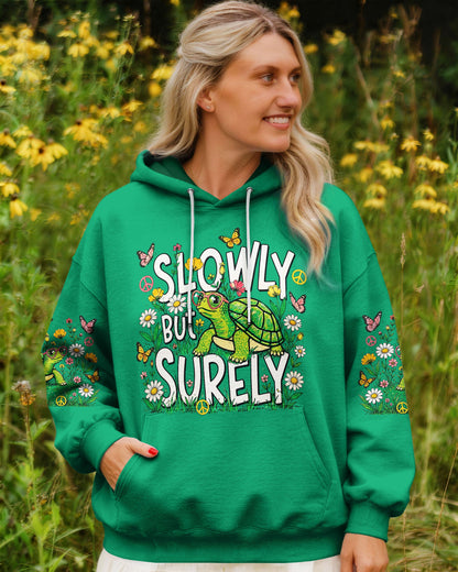 SLOWLY BUT SURELY TURTLE ALL OVER PRINT - TLNT2705263