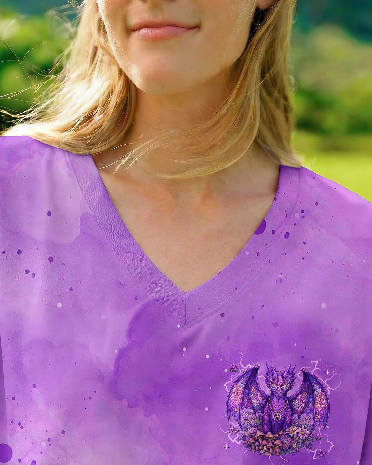 ASSUMING I'M JUST AN OLD LADY DRAGON ALL OVER PRINT   - TLHG0804262