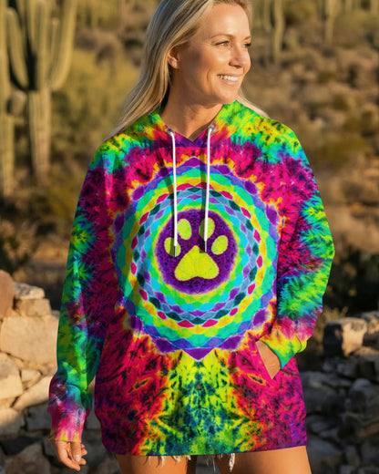 MANDALA PAW PRINT  SWIRL ALL OVER PRINT  - TLTW0304261
