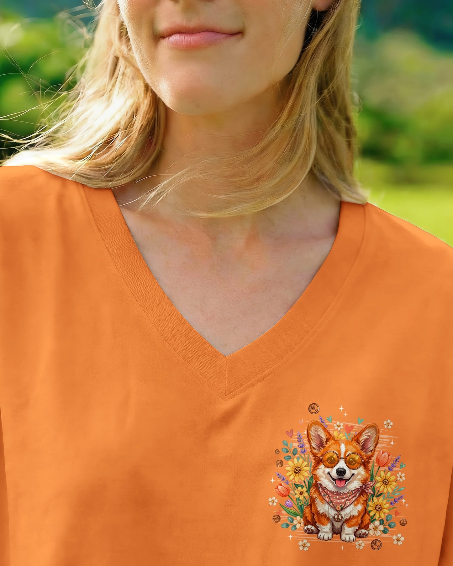 IN A WORLD WHERE YOU CAN BE ANYTHING BE KIND CORGI DOG ALL OVER PRINT - TYPQ2304262