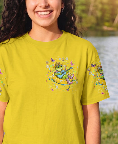 HOTTER THAN A HOOCHIE COOCHIE  FROG ALL OVER PRINT  - TLHN0505263