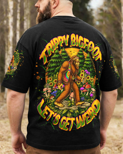 TRIPPY BIGFOOT LET'S GET WEIRD BIGFOOT ALL OVER PRINT - TLNT2805262