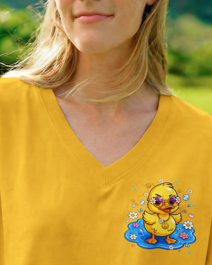 APPARENTLY I HAVE AN ATTITUDE WHO KNEW DUCK ALL OVER PRINT - TLTW2105263