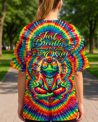 JUST BREATHE FROG  ALL OVER PRINT  - TLHN2004263