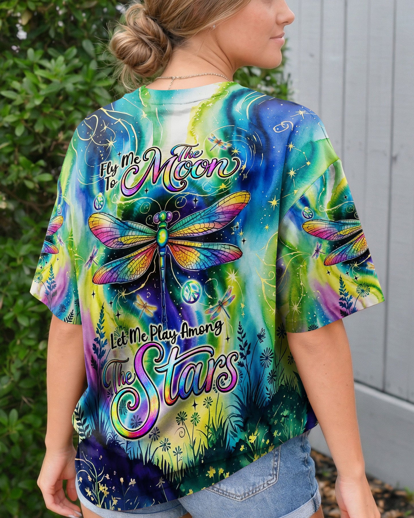 FLY ME TO THE MOON DRAGONFLY ALL OVER PRINT  - TLNT1004263