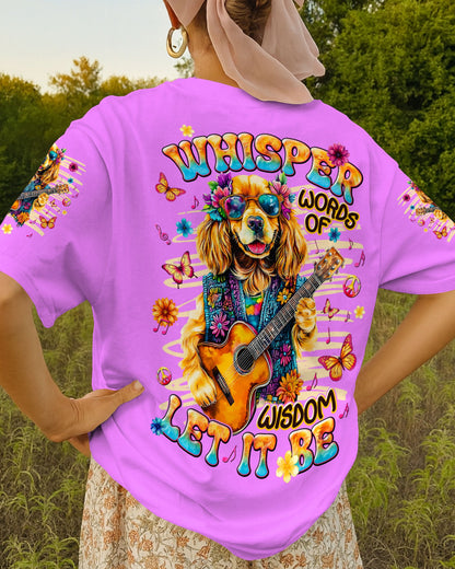 WHISPER WORDS OF WISDOM LET IT BE COCKER SPANIEL DOG ALL OVER PRINT  - TLNT2105263