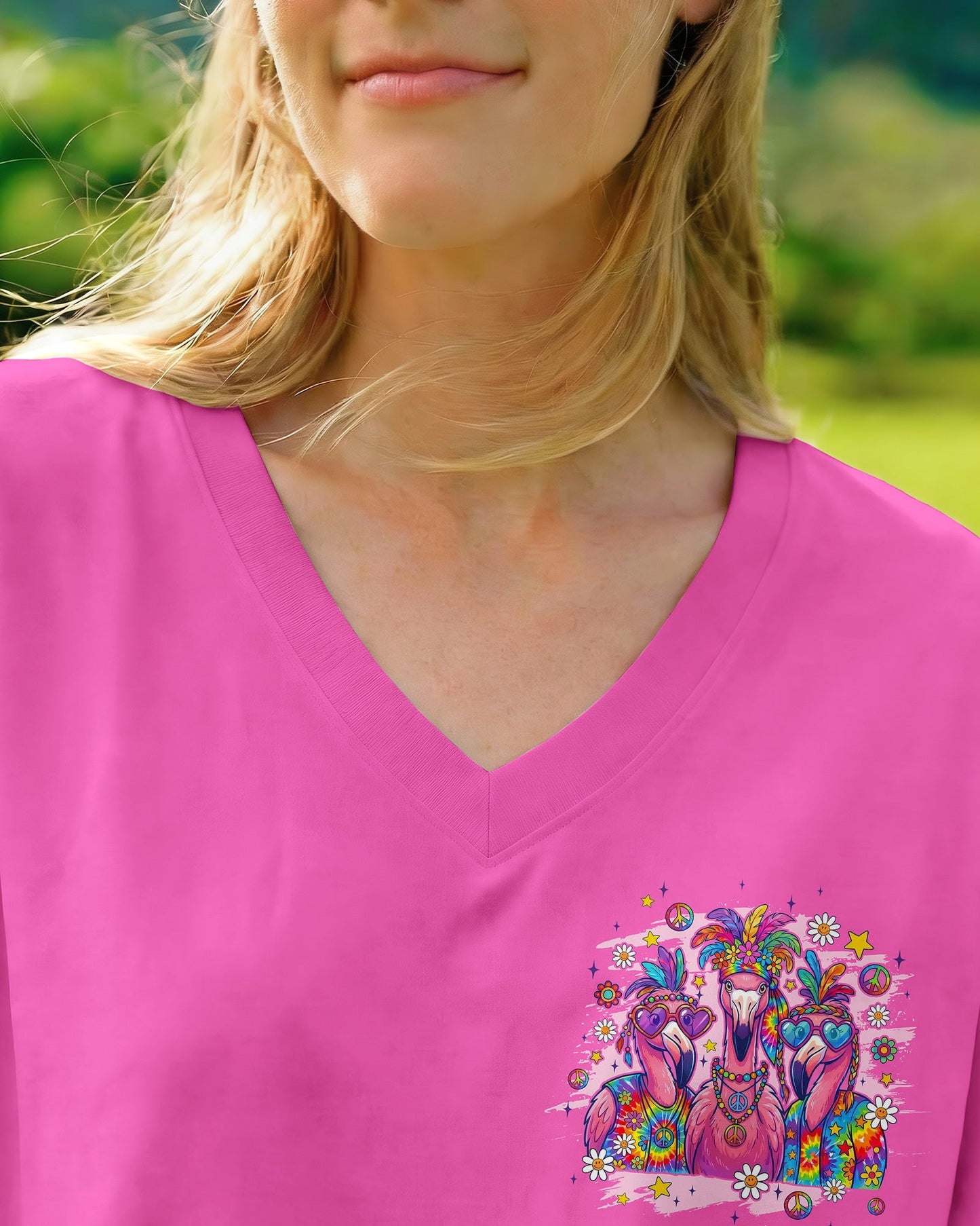 LET'S GO GIRLS FLAMINGO ALL OVER PRINT - TYQY2706261