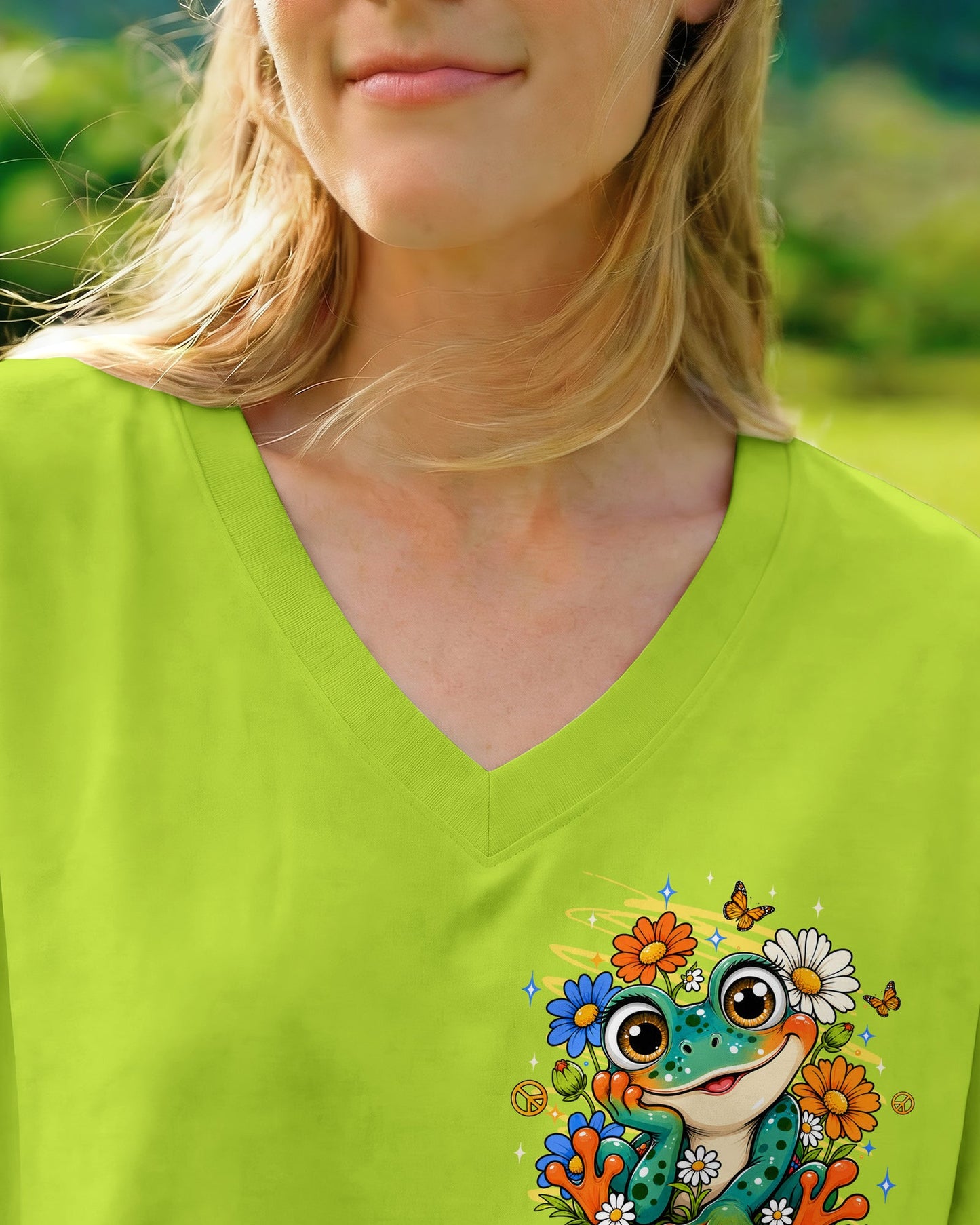 JUST BREATHE FROG ALL OVER PRINT - TLTW1906264