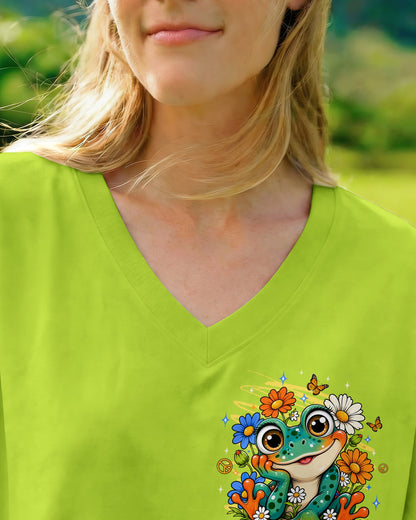 JUST BREATHE FROG ALL OVER PRINT - TLTW1906264