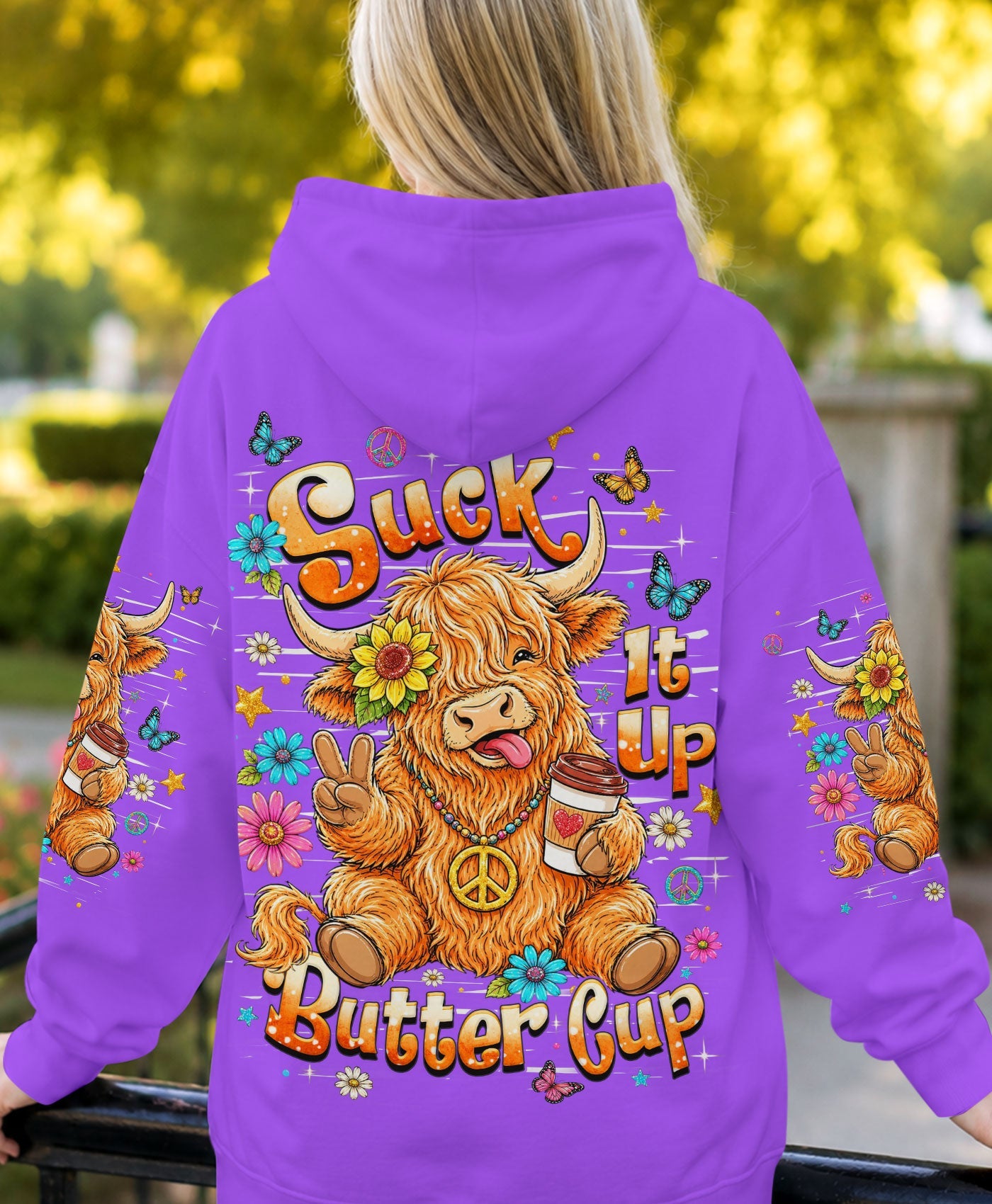 SUCK IT UP BUTTERCUP COW  ALL OVER PRINT   - TLHN0806265