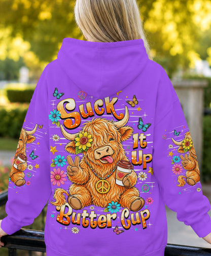 SUCK IT UP BUTTERCUP COW  ALL OVER PRINT   - TLHN0806265