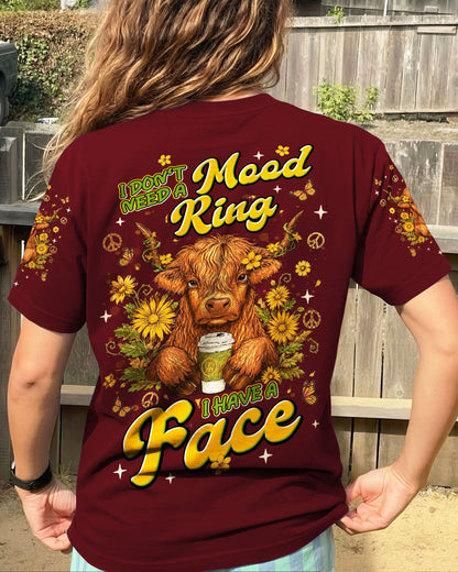 I DON'T NEED A MOOD RING COW ALL OVER PRINT - TLNT2805261