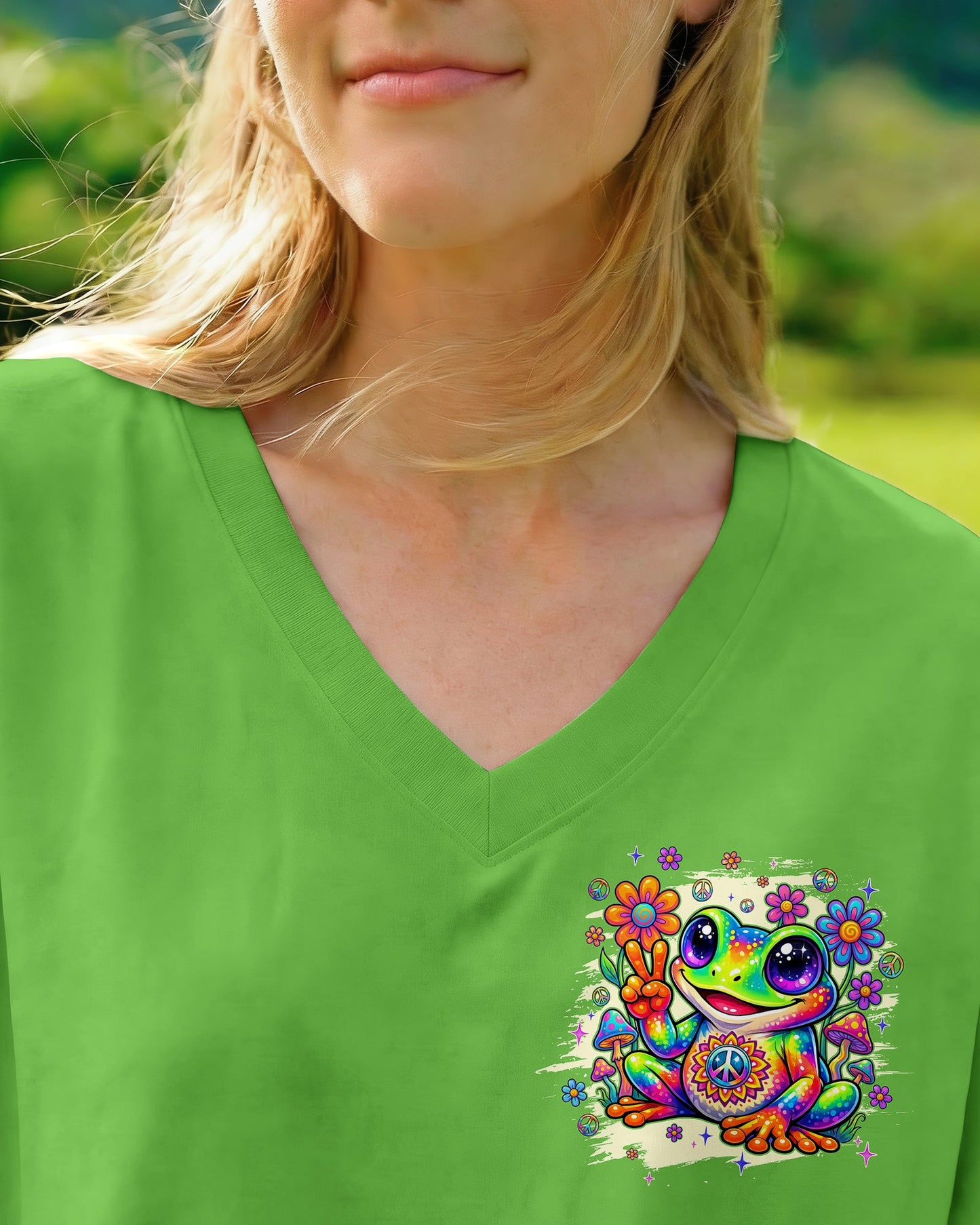 JUST BREATHE FROG ALL OVER PRINT - TYQY1605262