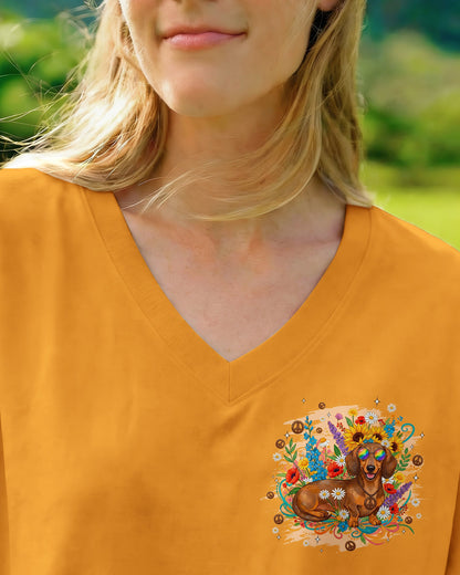 IN A WORLD WHERE YOU CAN BE ANYTHING BE KIND DACHSHUND ALL OVER PRINT - TYQY1104261