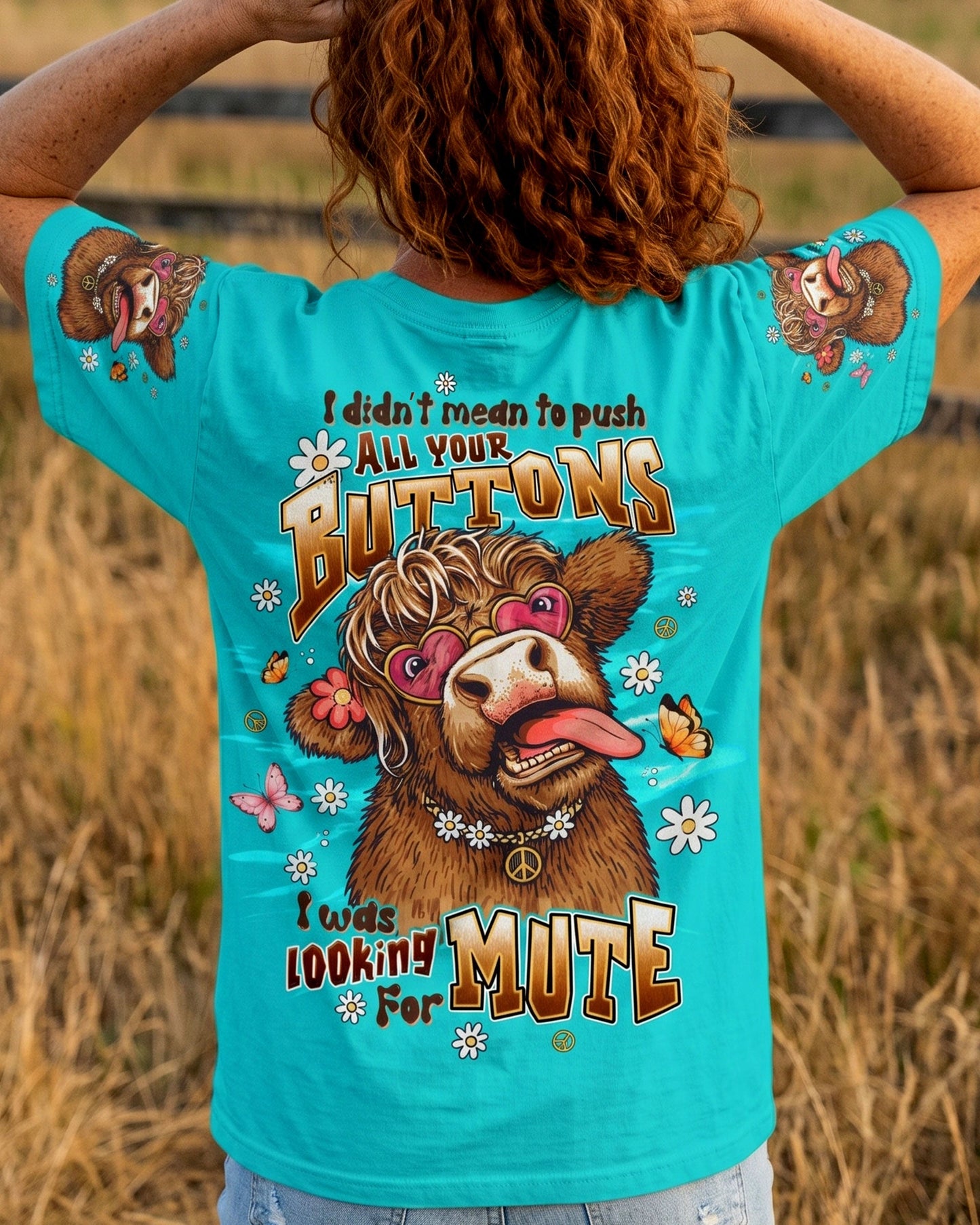 I DIDN'T MEAN TO PUSH COW ALL OVER PRINT  - TLTW1506261