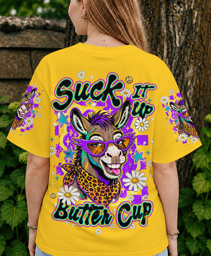 SUCK IT UP BUTTERCUP DONKEY ALL OVER PRINT  - TLHN1506262