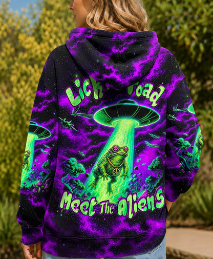 LICK THE TOAD MEET THE ALIENS ALL OVER PRINT   - TLHN2606262