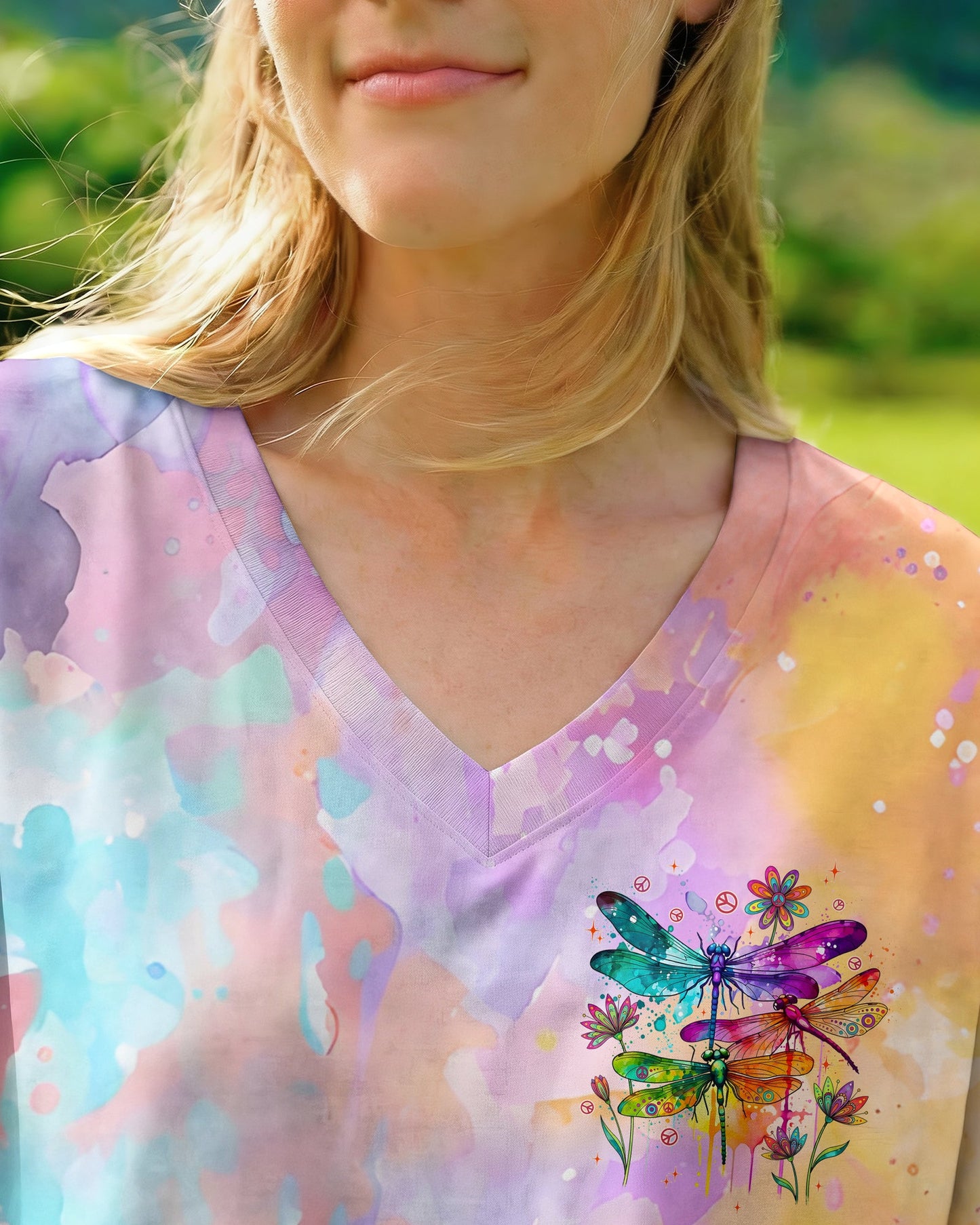 JUST BREATHE DRAGONFLY ALL OVER PRINT - TYPQ1205262